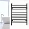 Warmlyyours Infinity Towel Warmer, Black, Dual Connection, 10 Bars TW-F10KS-HP - alternate 4